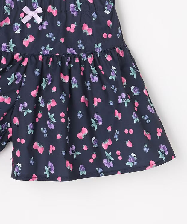 日本童裝 aF#a325 水果印花裙褲 100-150cm 女童款 夏季 PANTS