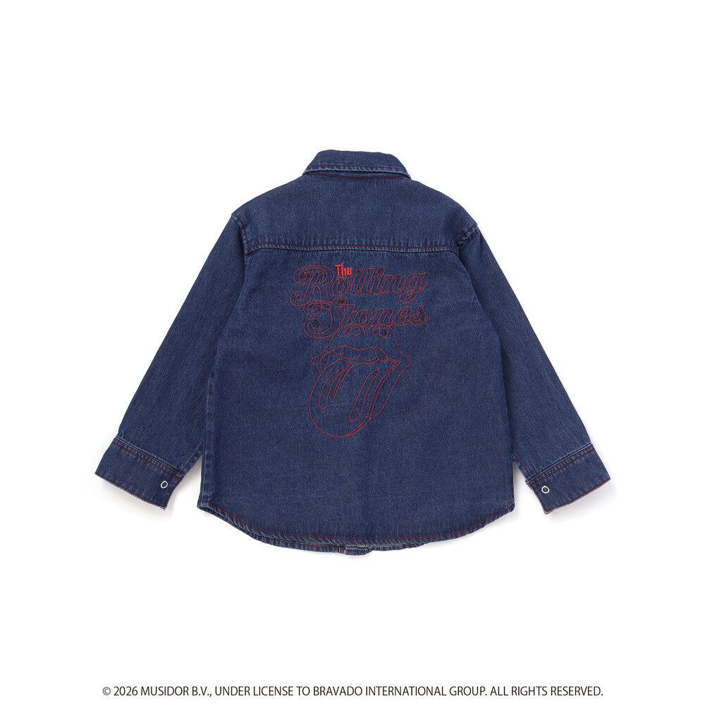 日本童裝 Slap Slip x The Rolling Stones 牛仔外套 90-130cm 男童款/女童款 秋季 OUTERWEAR 其他品牌童裝