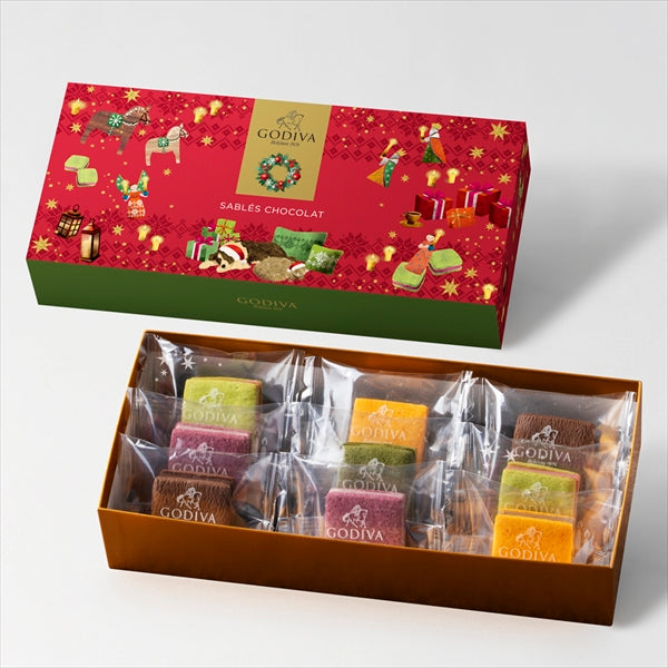 日本直送 Godiva 聖誕假日夾心朱古力禮盒 5/9/14個 聖誕快樂特輯 新年行運發財特輯 Christmas Happy New Year 馬年 限定手信