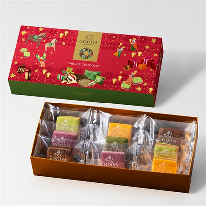 日本直送 Godiva 聖誕假日夾心朱古力禮盒 5/9/14個 聖誕快樂特輯 新年行運發財特輯 Christmas Happy New Year 馬年 限定手信