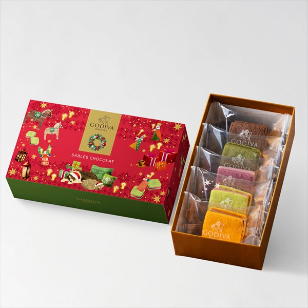 日本直送 Godiva 聖誕假日夾心朱古力禮盒 5/9/14個 聖誕快樂特輯 新年行運發財特輯 Christmas Happy New Year 馬年 限定手信