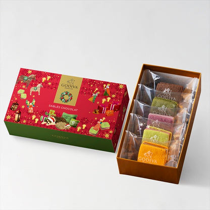 日本直送 Godiva 聖誕假日夾心朱古力禮盒 5/9/14個 聖誕快樂特輯 新年行運發財特輯 Christmas Happy New Year 馬年 限定手信