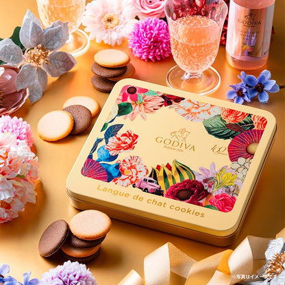 ‼️3/9晚上12點截單‼️日本直送 Godiva 100週年限定 經典雙色朱古力夾心貓舌餅乾禮盒 8/18/30枚入 限定手信 中秋節滿月限定