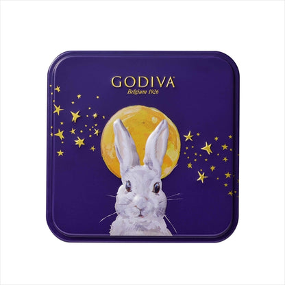‼️3/9晚上12點截單‼️日本直送 Godiva 月兔賞月朱古力限定小鐵盒 4粒入 限定手信 中秋節滿月限定