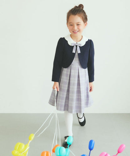 日本童裝 BEAMS mini 禮服兩件套裝 110-130cm 女童款 冬季 OUTERWEAR DRESSES 面試/宴會/表演