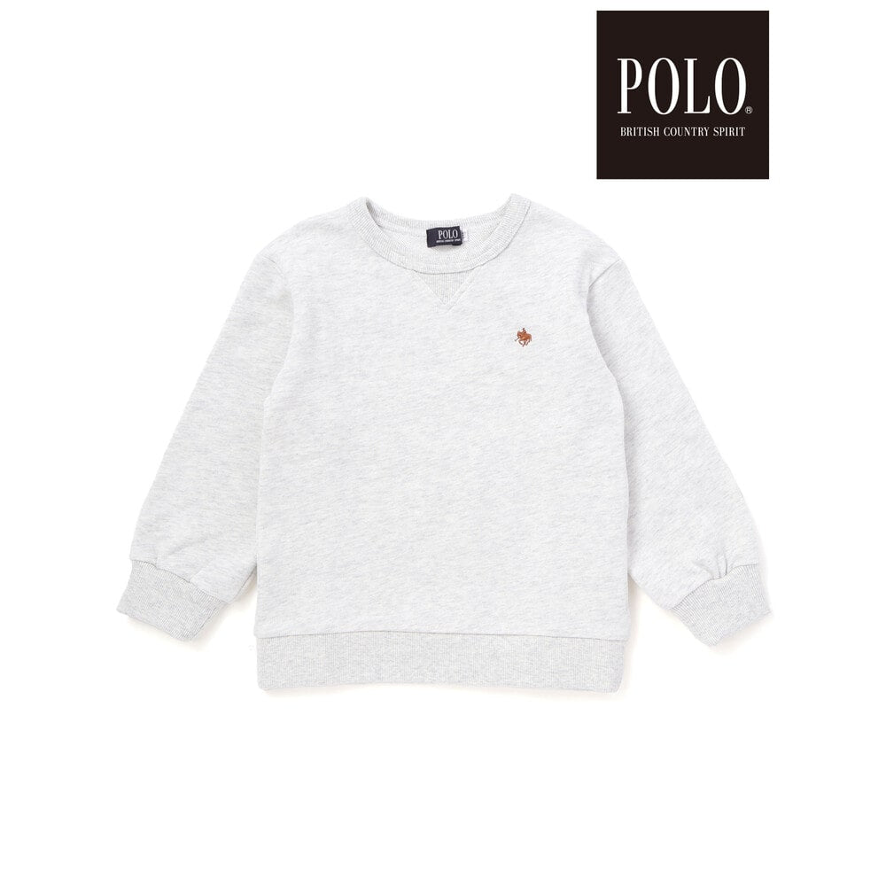 日本童裝  SLAP SLIP x POLO BCS Logo印花衛衣 80-130cm 男童款/女童款 秋季 TOPS