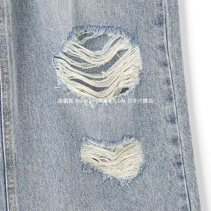 日本童裝 Lovetoxic 破洞牛仔闊腳褲 140-170cm 女童款 夏季 PANTS
