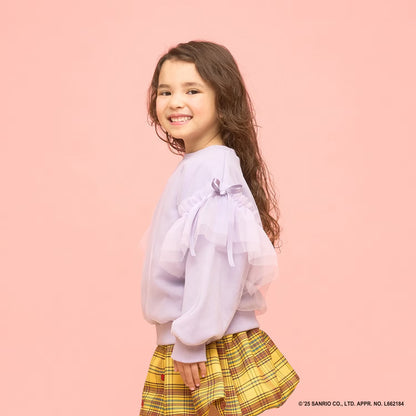 日本童裝 Ly# mine 速乾系列 柔軟薄紗衛衣 100-150cm 女童款 冬季 TOPS