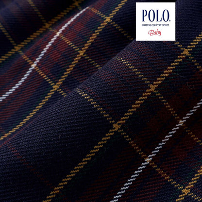 日本童裝  SLAP SLIP x POLO BCS 格仔連身裙及打底褲套裝 70-80cm 女童款 初生嬰兒 秋季 DRESSES PANTS