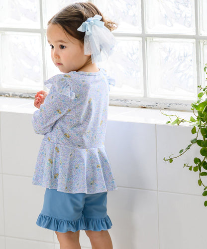 Japanese children's clothing panpantutu x Sanrio Cinnamoroll UV protection two-piece swimsuit set 95-130cm girls summer swimsuit special edition 