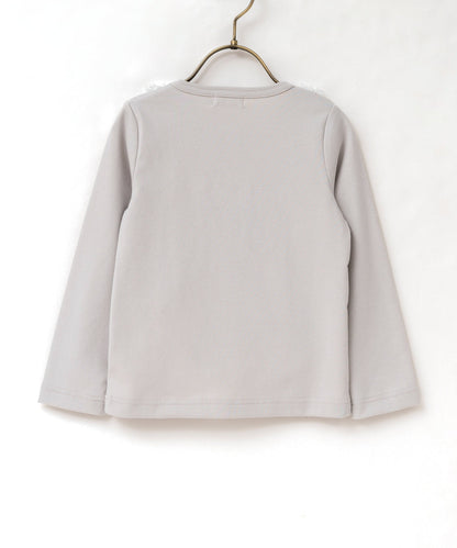 Japanese children's clothing panpantutu tulle bow top 80-150cm girls summer TOPS 