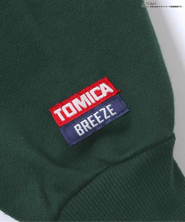 日本童裝 BREEZE x TOMICA 衛衣 80-130cm 男童款 冬季 TOPS 聖誕紅/新年紅