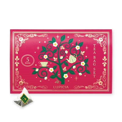 日本直送 LUPICIA Tea Bag Set 5items Christmas聖誕季節限定禮盒 聖誕快樂特輯