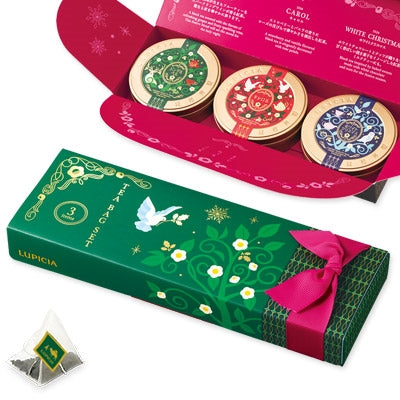 日本直送 LUPICIA Petit tin tea Bag Set 3items Christmas聖誕季節限定禮盒 聖誕快樂特輯