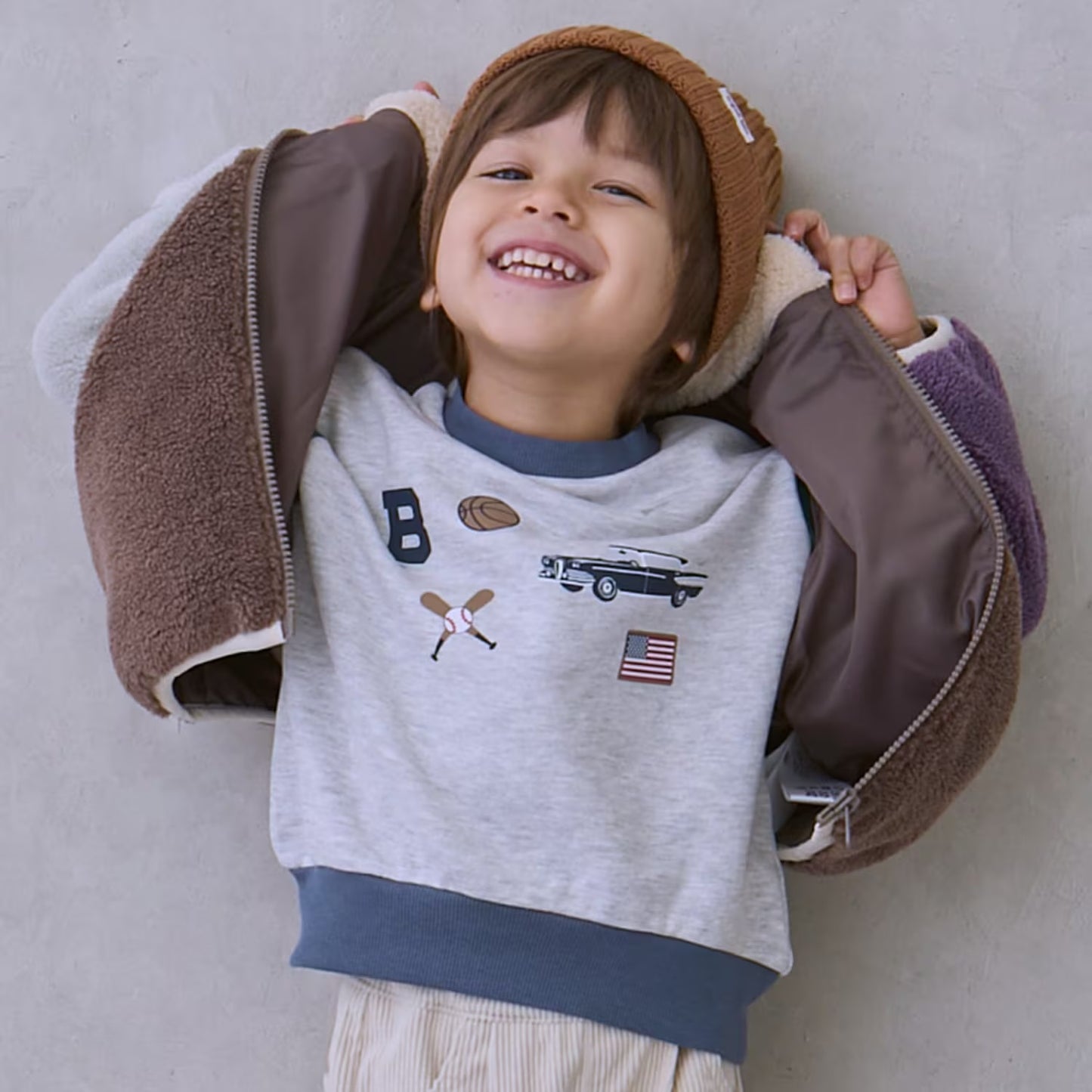 日本童裝 pe#main 抓毛外套 80-130cm 男童款 冬季 (適合香港平均溫度、寒冷天氣）OUTERWEAR