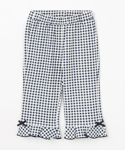 日本童裝 aF#a325 接觸冷感 花邊七分褲 90-140cm 女童款 夏季 PANTS
