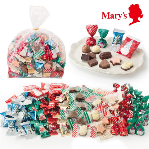 日本直送 Mary'S 朱古力大包裝 1Kg Christmas聖誕季節限定禮盒 聖誕快樂特輯