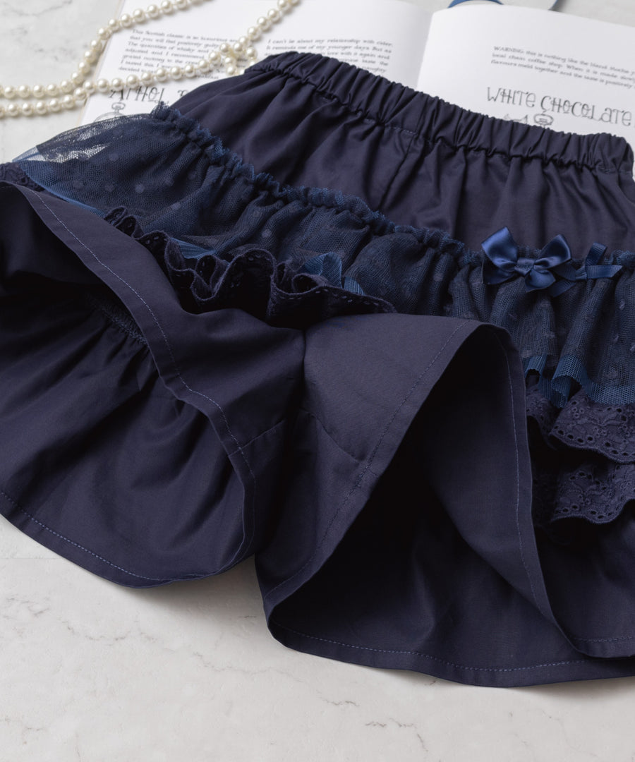 Japanese children's clothing panpantutu bow heart skirt 80-140cm girls summer dresses 