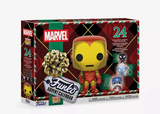 日英美直送  FUNKO Pocket Pop! Marvel 24-Day Countdown Advent Calendar 聖誕倒數日曆 大人款/兒童款 聖誕快樂特輯 不參與$900免運 滿$900可加$25免運到順豐站/智能櫃 Christmas Advent Calendars 2026