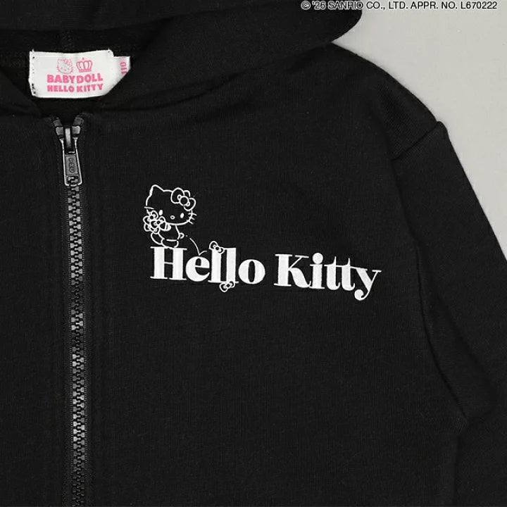 日本童裝 BDL x Sanrio 親子裝 可愛耳仔衛衣外獨 90-130cm 女童款 冬季 OUTERWEAR