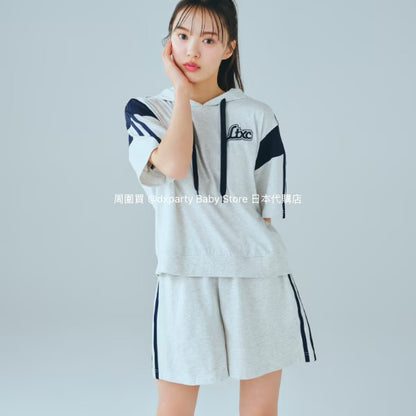 Lovetoxic Japanese Children's Clothing Two-Piece Sports Set (140-170cm) Girls Summer TOPS PANTS 