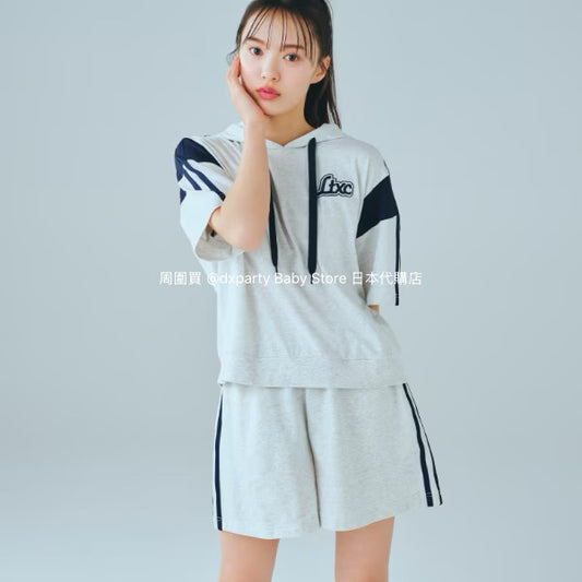 Lovetoxic Japanese Children's Clothing Two-Piece Sports Set (140-170cm) Girls Summer TOPS PANTS 