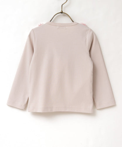 日本童裝 panpantutu 薄紗蝴蝶結上衣 80-150cm 女童款 夏季 TOPS