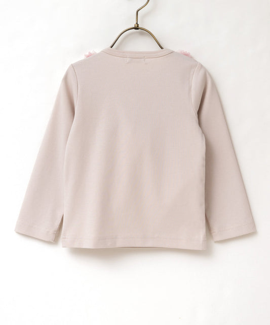 Japanese children's clothing panpantutu tulle bow top 80-150cm girls summer TOPS 