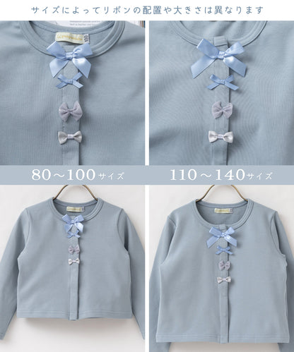Japanese children's clothing panpantutu bow coat 80-140cm girls summer OUTERWEAR 