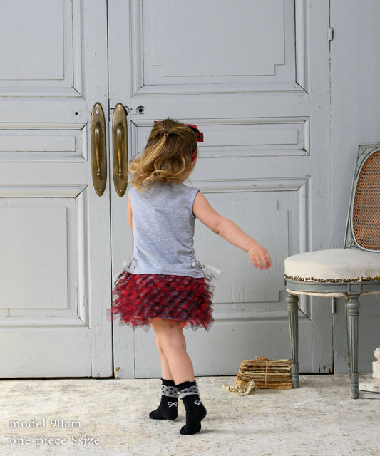 Japanese children's clothing panpantutu vest patchwork yarn tutu dress 80-140cm girls summer dresses