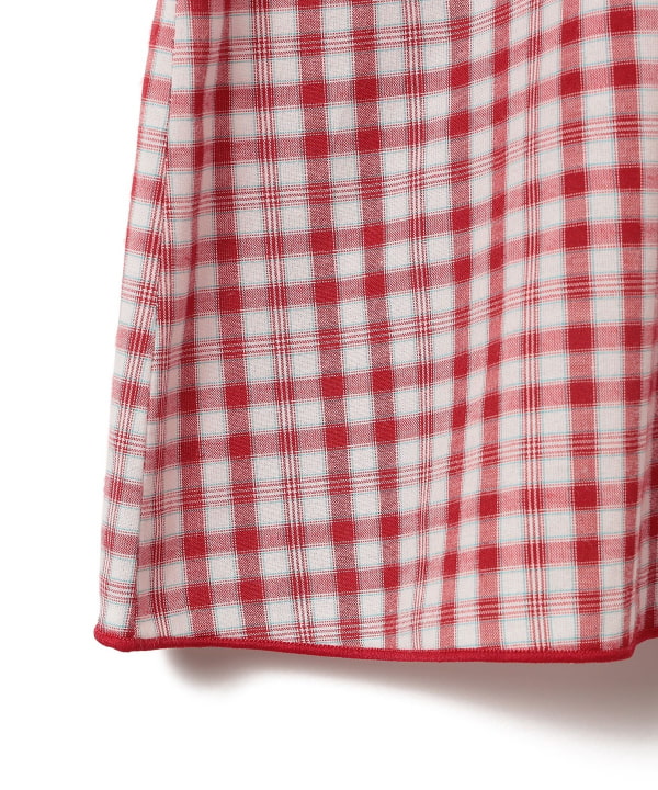 日本童裝 BEAMS mini 格紋上衣 90-130cm 女童款 夏季 TOPS