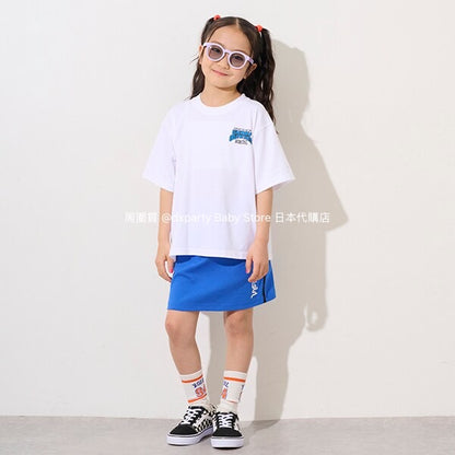 Japanese children's clothing X-girl Stages contact cool gummy rabbit print top 80-140cm girls summer TOPS 