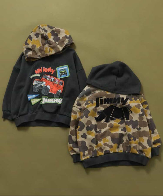 日本童裝 BREEZE x Jimny 衛衣 80-140cm 親子裝 男童款/女童款 冬季 TOPS