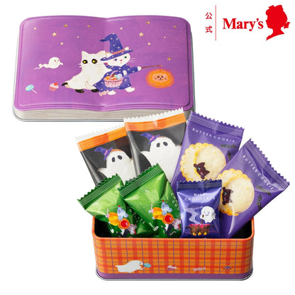 ‼️6/10晚上12點截單‼️日本直送 Mary's Chocolate「童話故事書」限定什錦曲奇朱古力鐵盒 7個入 限定手信 Halloween攪鬼特輯 萬聖節