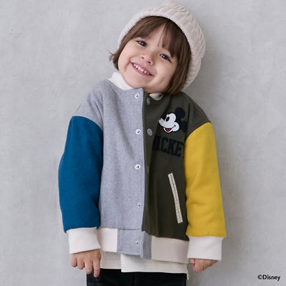 日本童裝 pe#main x Disney 棒球夾棉外套 80-130cm 男童款 秋季 (適合初秋、香港平均溫度）OUTERWEAR 