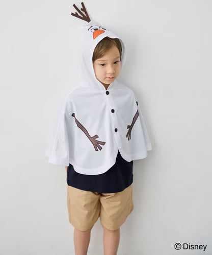 日本童裝 aF#a325 x Disney FROZEN 防UV 接觸冷感 披肩 100-140cm 男童款/女童款 夏季 OUTERWEAR