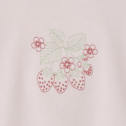 日本童裝 pe#main 印花衛衣 80-130cm 女童款 冬季 TOPS 聖誕紅/新年紅