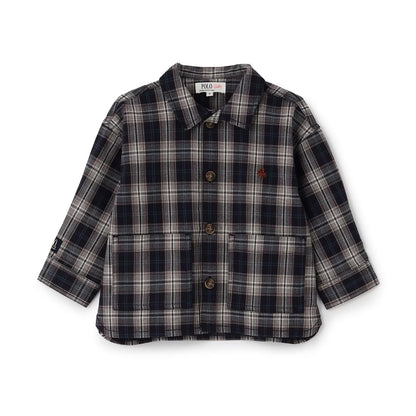 日本童裝 pe#main x【POLO BCS】襯衫外套 80-130cm 男童款/女童款 秋季 TOPS OUTERWEAR