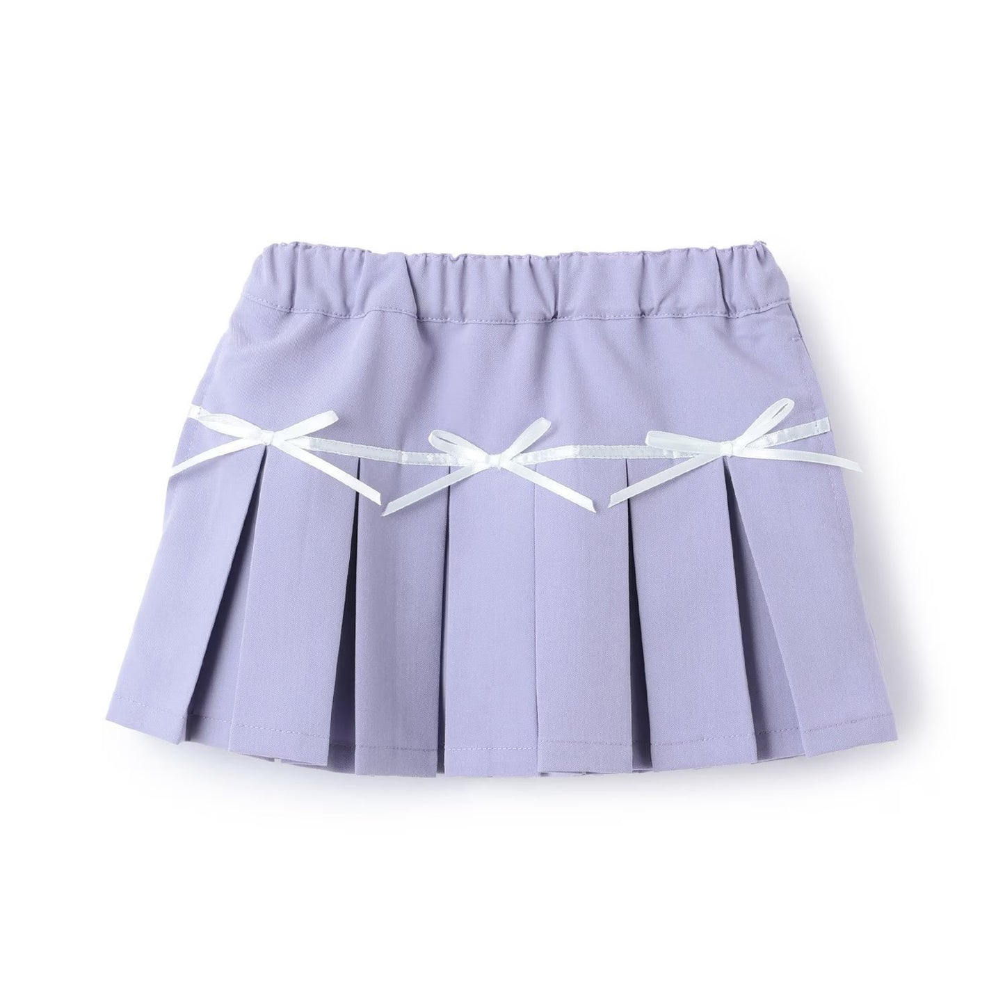 日本童裝 Ly# mine 百摺短裙 100-150cm 女童款 冬季 SKIRTS 聖誕紅/新年紅