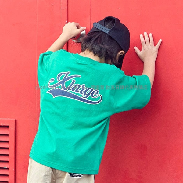 日本童裝 XLARGE KIDS 印花短袖上衣 100-140cm 男童款 夏季 TOPS