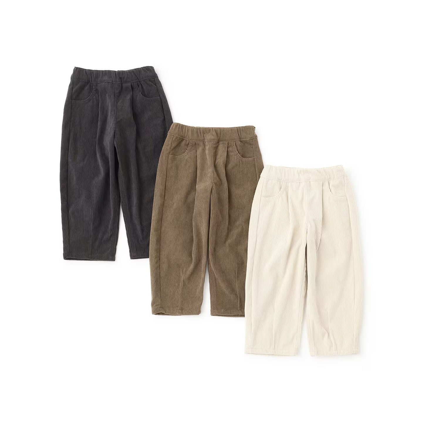 日本童裝 pe#main 燈花絨長褲 80-130cm 男童款 冬季 PANTS