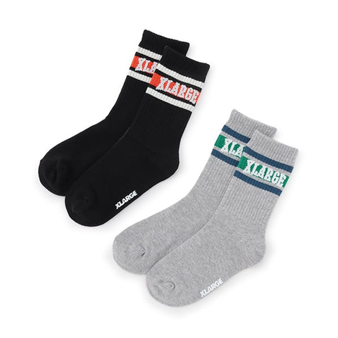 日本直送 XLARGE KIDS 襪一對 15-21cm 襪系列