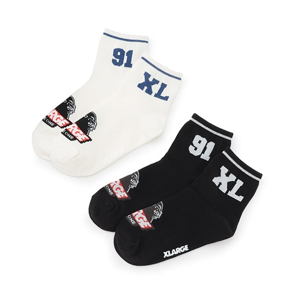 日本直送 XLARGE KIDS 襪一對 15-21cm 襪系列