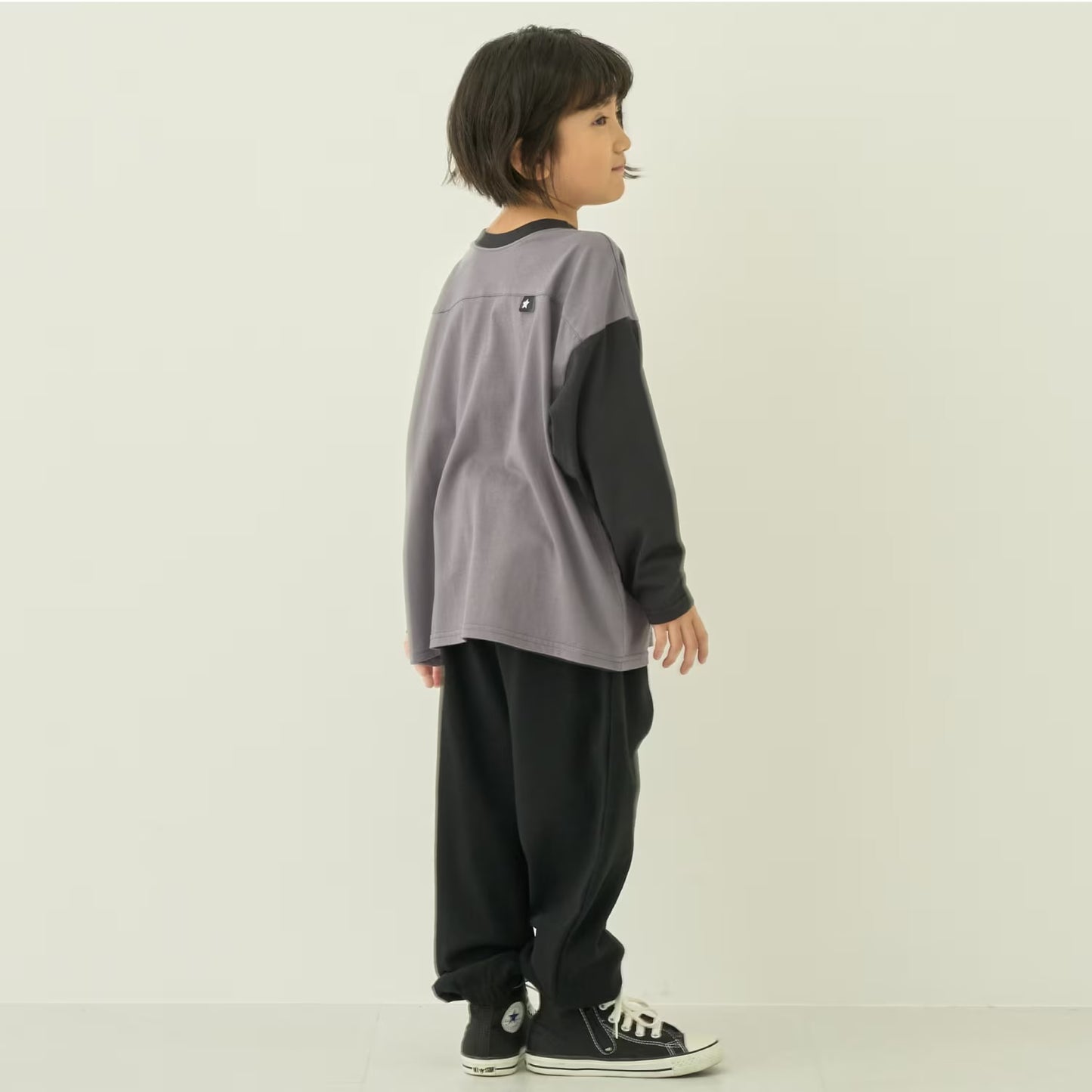 日本童裝 b・R# 防污系列 吸水速乾系列 防UV 拼色上衣 110-140cm 男童款 秋季 TOPS
