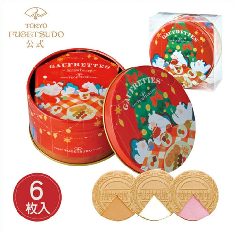 日本直送 銀座東京風月堂 法蘭酥禮盒6枚入 Christmas聖誕季節限定禮盒 聖誕快樂特輯