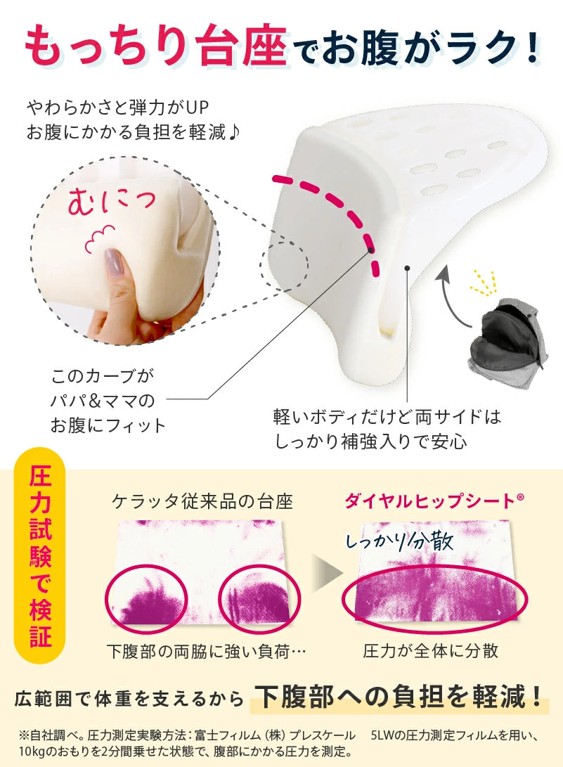 Kerata Ultra-Lightweight 4-Way Hip Seat Strap (Summer Only) Direct from Japan 