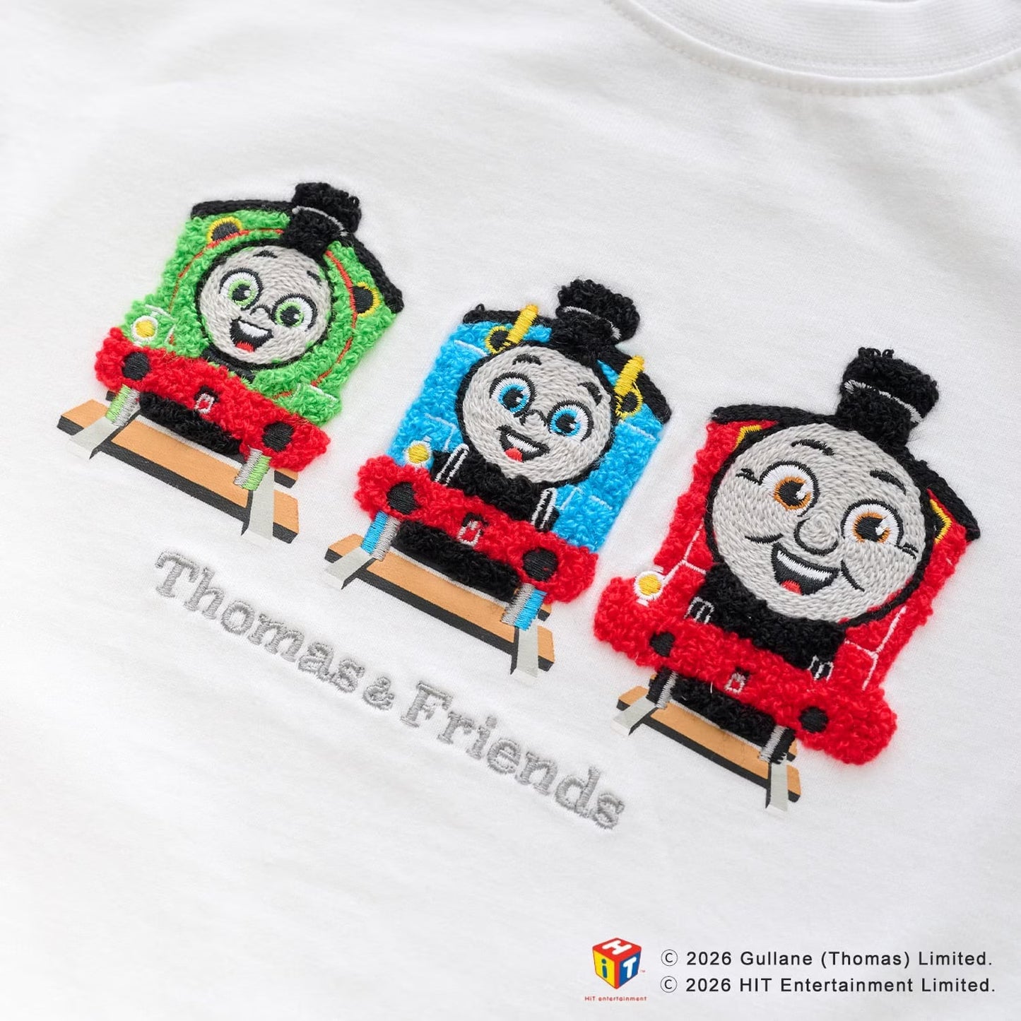 日本童裝 pe#main x Thomas 刺繡圖案上衣 80-130cm 男童款/女童款 夏季 TOPS