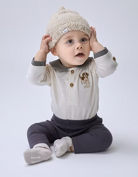 日本直送 pe#main x【POLO BCS】襪一對 9-13cm 初生嬰兒 襪系列