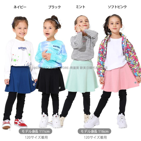 日本童裝 BDL 假兩件打底裙褲 80-150cm 女童款 秋季 SKIRTS PANTS 百搭單品