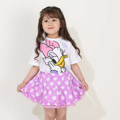 Japanese children's clothing BDL printed fluffy skirt 80-140cm girls summer SKIRTS
